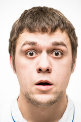 Obraz premium grimace on his face