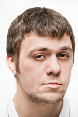 Obraz premium grymas na twarzy