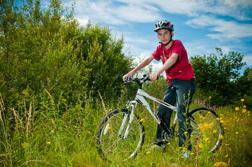 Obraz premium Cyclist