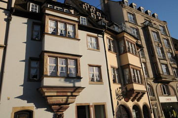 Bas Rhin, old building in Strasbourg
