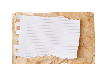 Old paper note texture