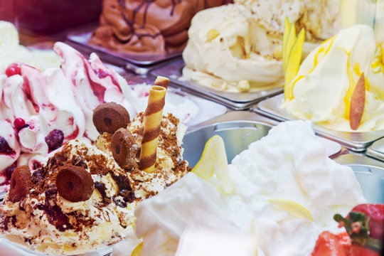 Verschiedene Eissorten