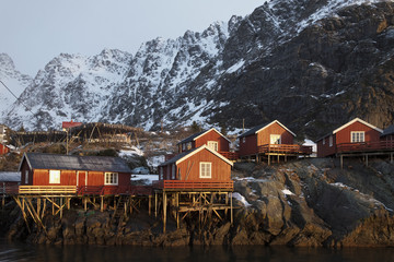 Fischerhütten  Lofoten Norwegen