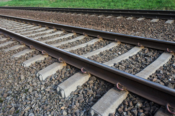 Naklejka premium Railroad track