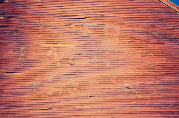 grain elevator wood wall - Drumheller Alberta - LOMO