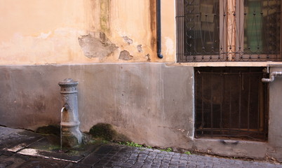 Obraz premium Hot water fontana