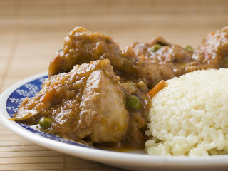 Rice and chicken