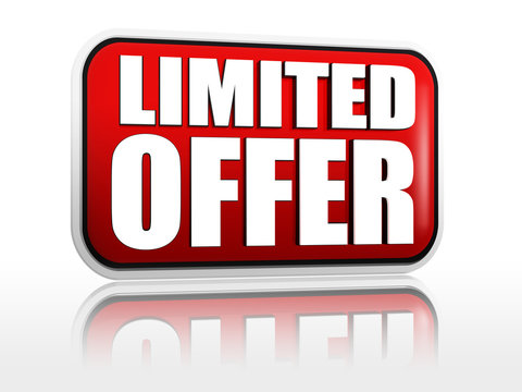 limited offer -  red banner