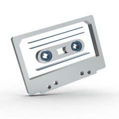 3d Icon Tape Silber