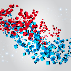 Geometric abstract background