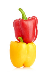 Red and yellow sweet pepper