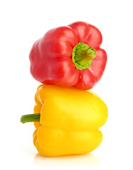 Red and yellow sweet pepper