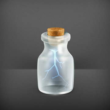 Lightning in a bottle, icon