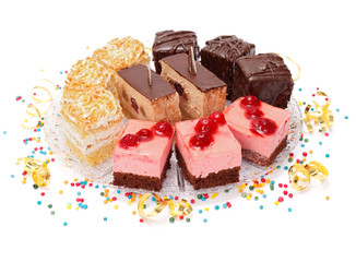 Sweet creamy cakes