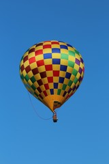 Colorful hot air balloon