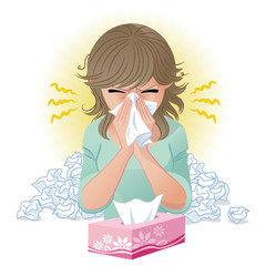 鼻をかむ 花粉症 風邪