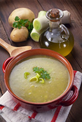 Zuppa di porri - Leek soup