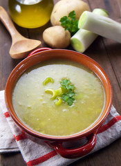 Zuppa di porri - Leek soup