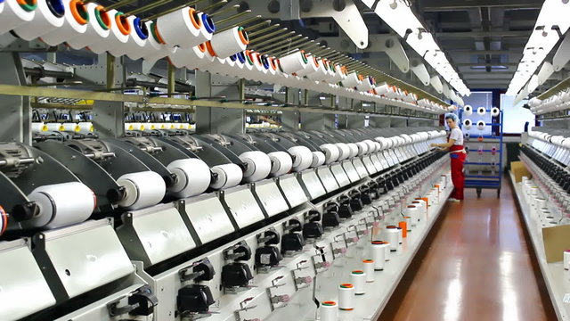 Workers in the textile industry