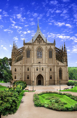 Fototapeta na wymiar Katedra św Barbary, Czech