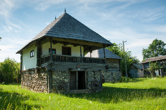 Beautiful traditional architecture in Romania