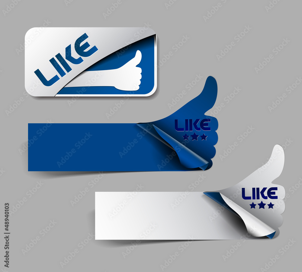 Wall mural design of like labels stamps stickers use.
