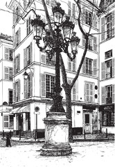 Place Furstemberg à Paris