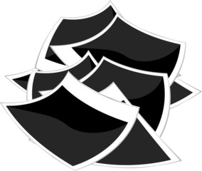 Polaroid photo frame isolated on white background