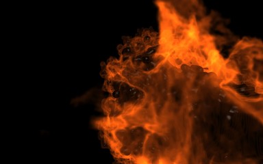 Fototapeta premium Abstract fire