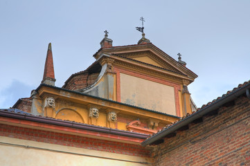Fototapeta na wymiar Kościół św Sisto. Piacenza. Emilia-Romania. Włochy.