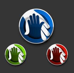 set of vector deal web icon design element.