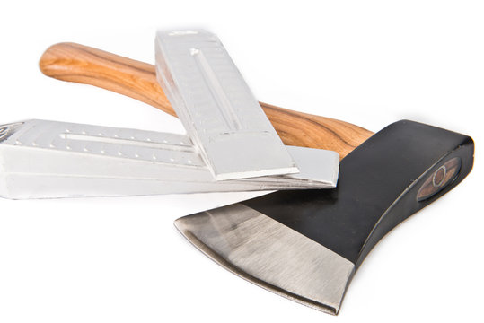 Beil mit Spaltkeilen #bn