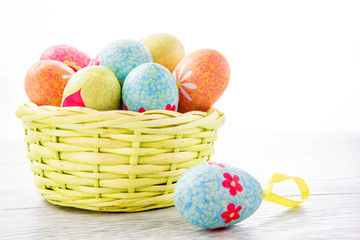 Colorful Easter eggs