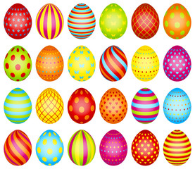 24 Easter Eggs Pattern