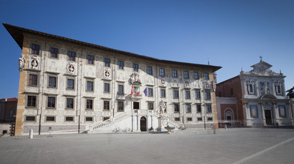 Pisa, piazza dei cavalieri e scuola normale