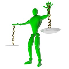 3d human weigher justice