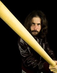 criminal and baseball bat