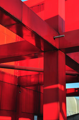 Red metal construction
