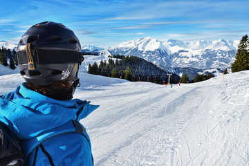 Panoramablick Alpen