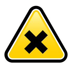 Fototapeta premium Harmful Sign