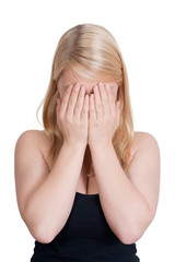 Depressed woman