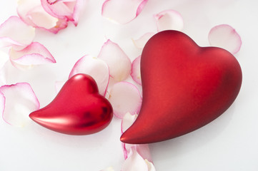 Red hearts - Rote Herzen