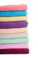 The combined  color towels