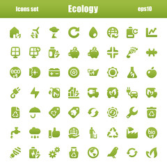 icons green ecology