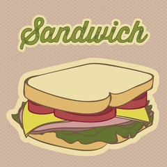 vintage sandwich