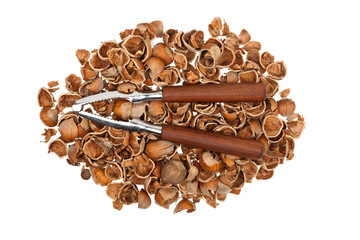 Nutcracker on empty nutshells