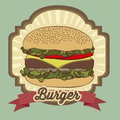 vintage burger
