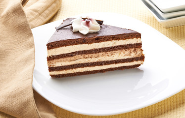 cream chocolate fruit cake sweet food dessert