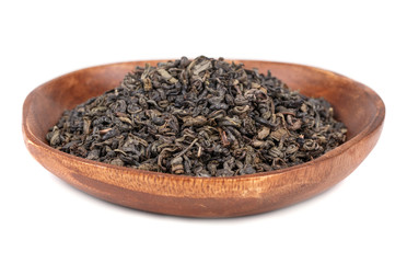 dry tea leaves