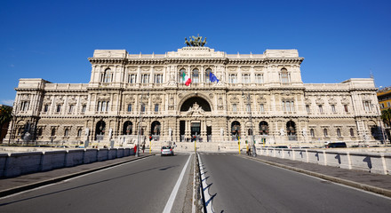 Palazzo di Giustizia, Corte di Cassazione, Roma - obrazy, fototapety, plakaty